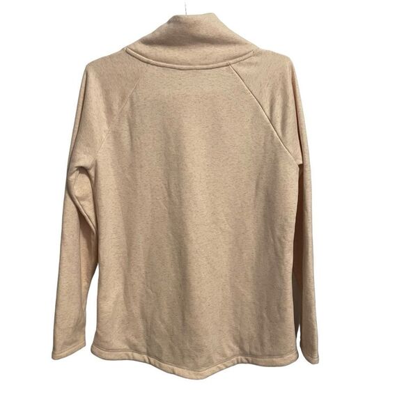 Athleta Cozy Karma Asym Pullover Oatmeal Heather Size MED - Picture 7 of 9